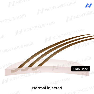 GloWigs 0.08mm Injected Thin Skin Hair System with Prime European Hair