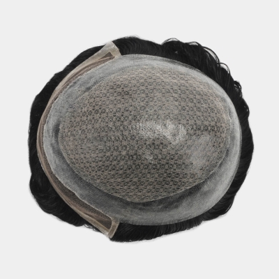 GloWigs Injected Skin Hair System with Diamond Net and French Lace Front
