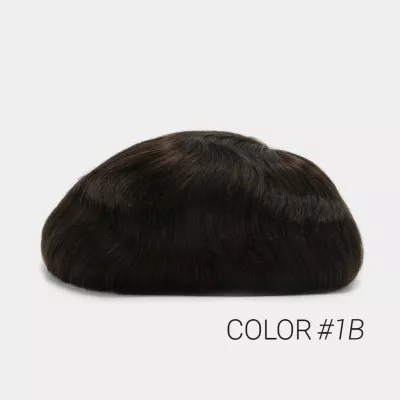 GloWigs Medium Density French Lace Hair System with PU Sides and Back