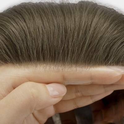 GloWigs 0.08mm Transparent Poly Skin Hair System, 120% Density
