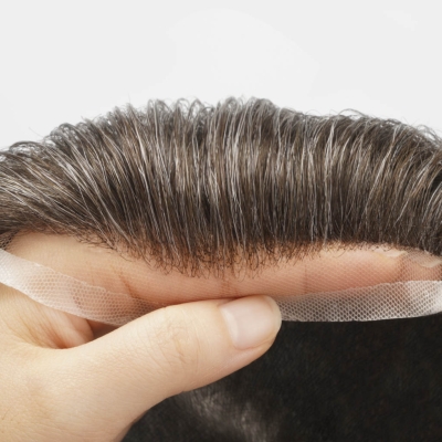 GloWigs 0.08mm V-Loop Thin Skin Hair System with Lace Front