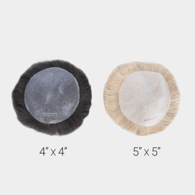 AvenHair 0.06mm Thin Skin Crown Hairpiece with V-Looped Hair