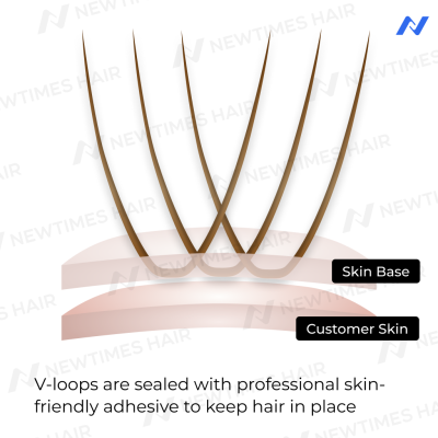 AvenHair AUSTRALIA Flex Lace Hair System with Wide PU Perimeter