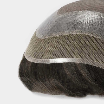 AvenHair Fine Mono Hair System with Clear PU Perimeter and Lace Front