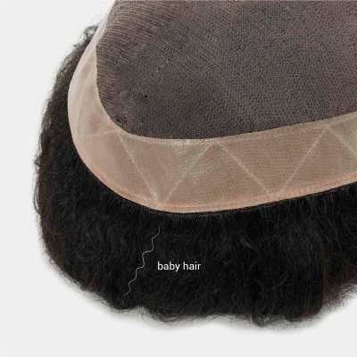 AvenHair Fine Mono Hair System with Baby Hair and PU Perimeter