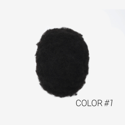AvenHair African American Full Lace Curly Hair System for Men
