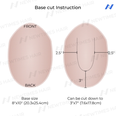 AvenHair French Lace Hair System with Natural Hairline