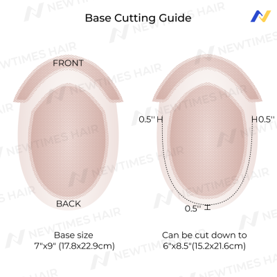 AvenHair HOLLYWOOD-S Hair System with Thin Skin Perimeter and Lace Front