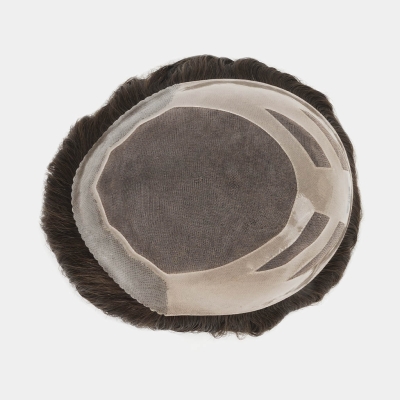 AvenHair Fine Mono Hair System with PU Sides, Back and Scallop Front