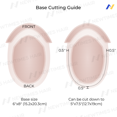 AvenHair HOLLYWOOD-S Hair System with Thin Skin Perimeter and Lace Front