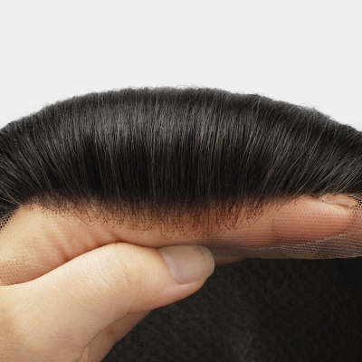 AvenHair Injected Skin Hair System with Diamond Net and Lace Front