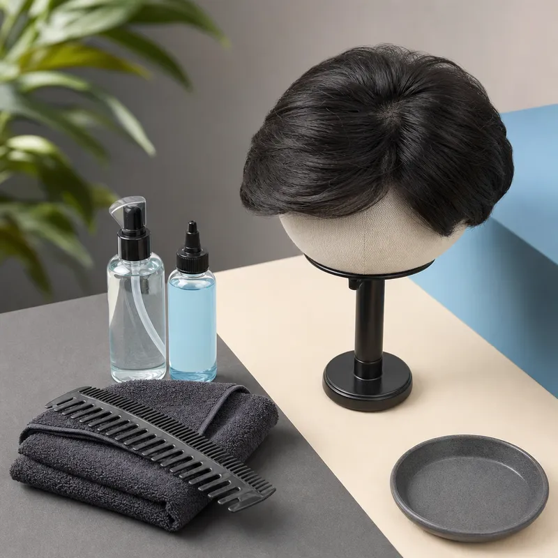 Hair system cleaning and care essentials
