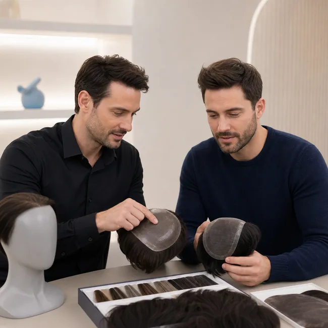 Personal hair system selection consultation