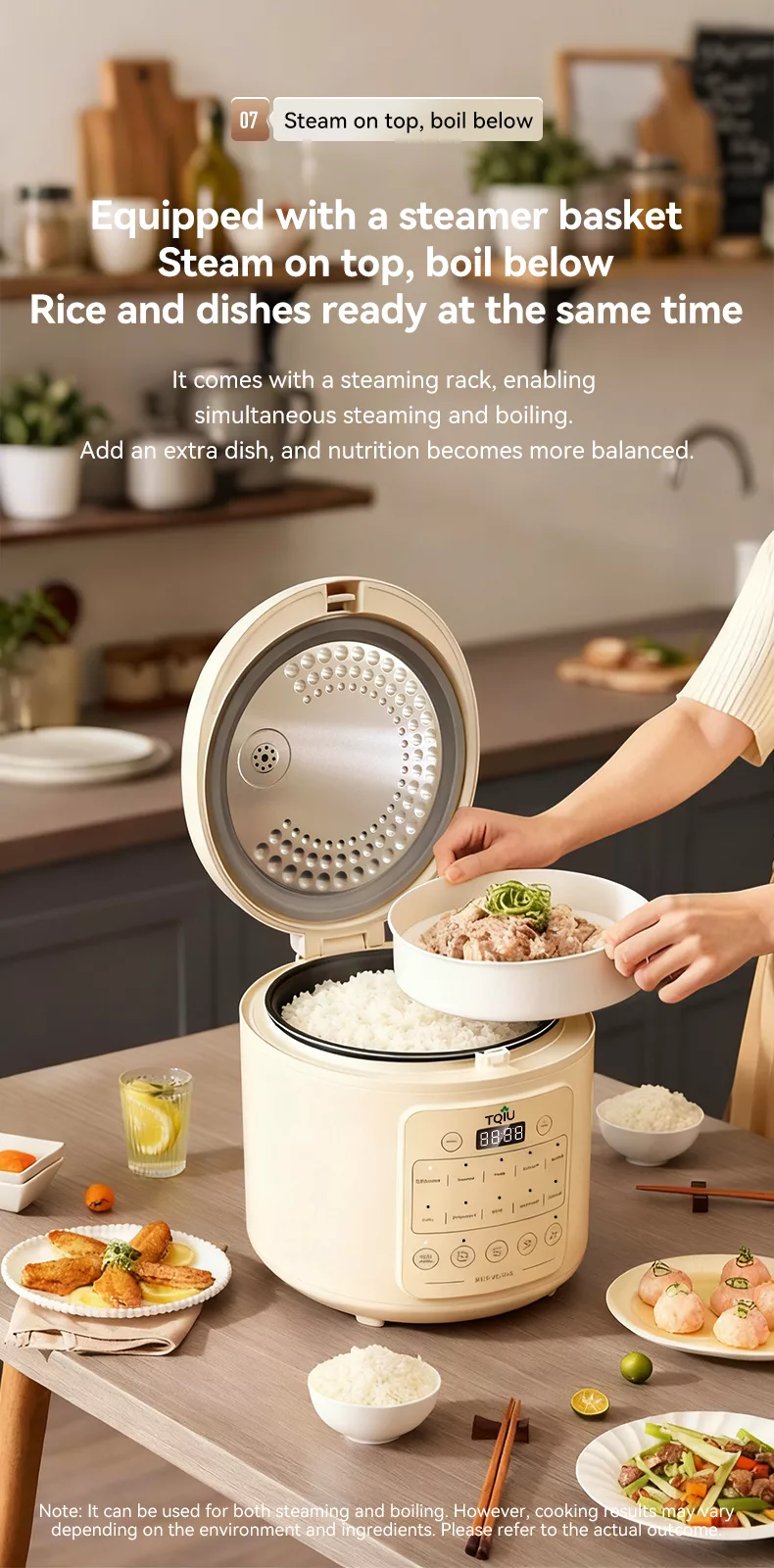 TQIU Multi Functional Fast Cooking Rice Cooker - product image 15