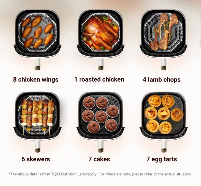 TQIU Air Fryer S3 Digital Control Panel 6L Double Heating - product image 28