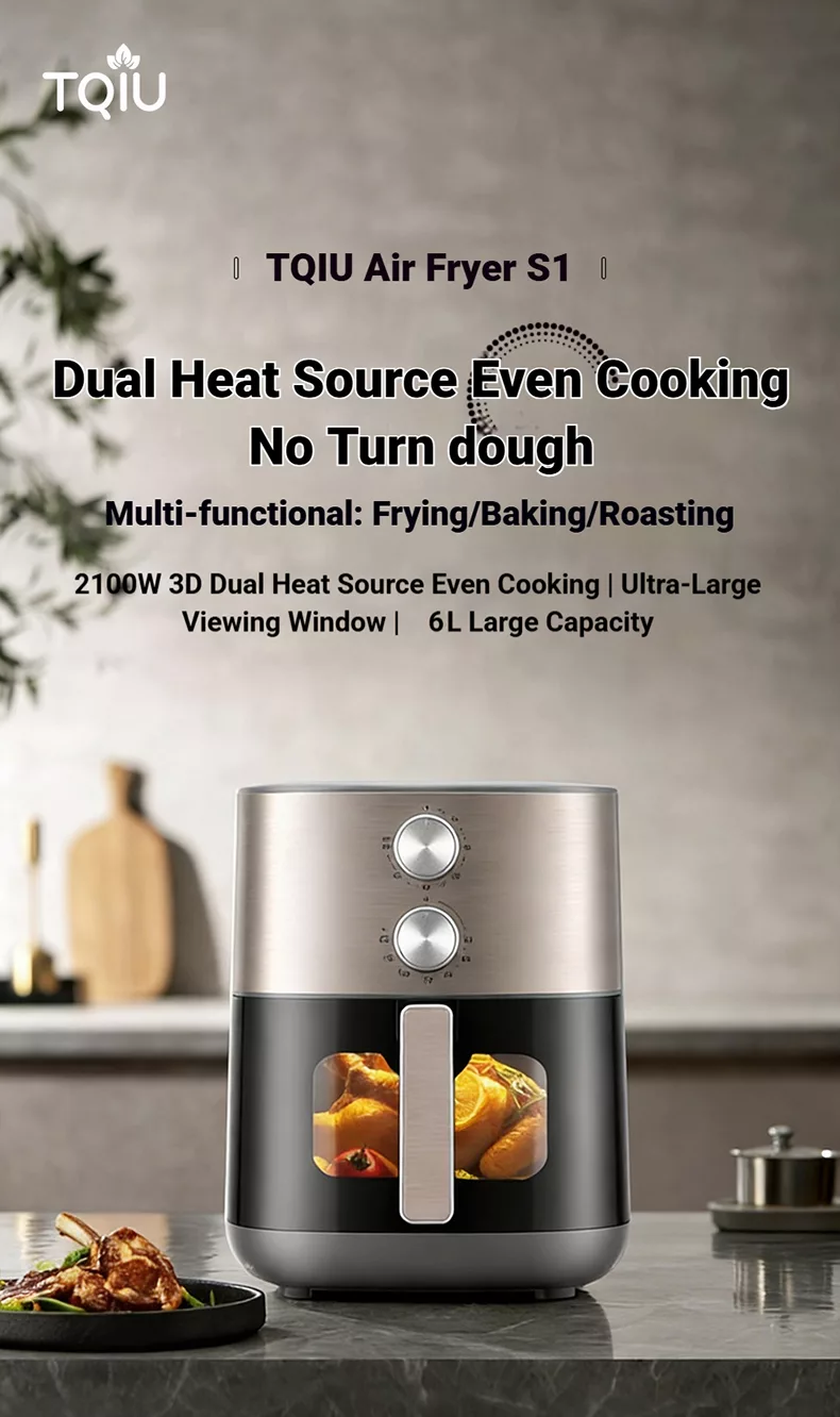 TQIU Air Fryer S1 6L Double Heating - product image 9