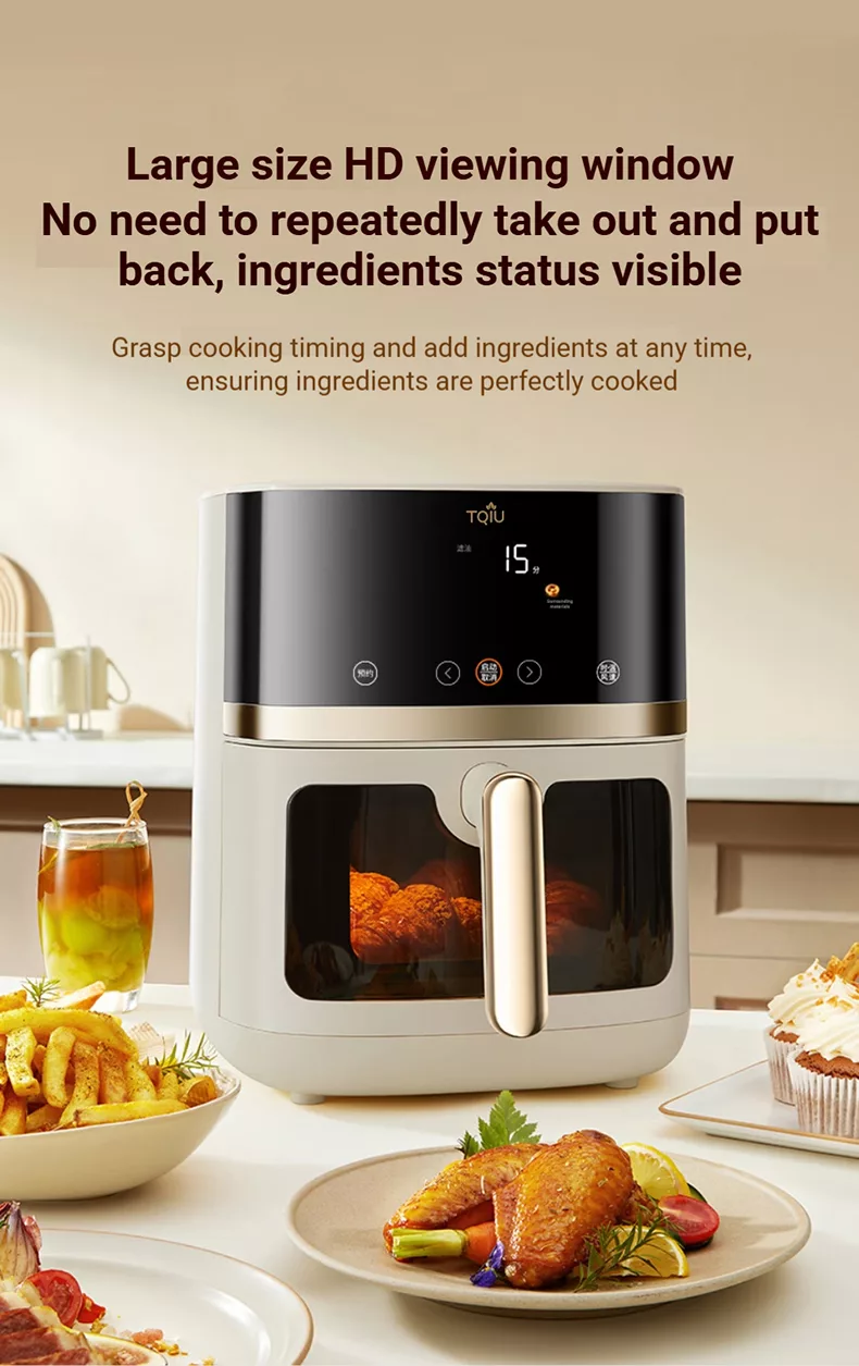 TQIU Air Fryer S3 Digital Control Panel 6L Double Heating - product image 23