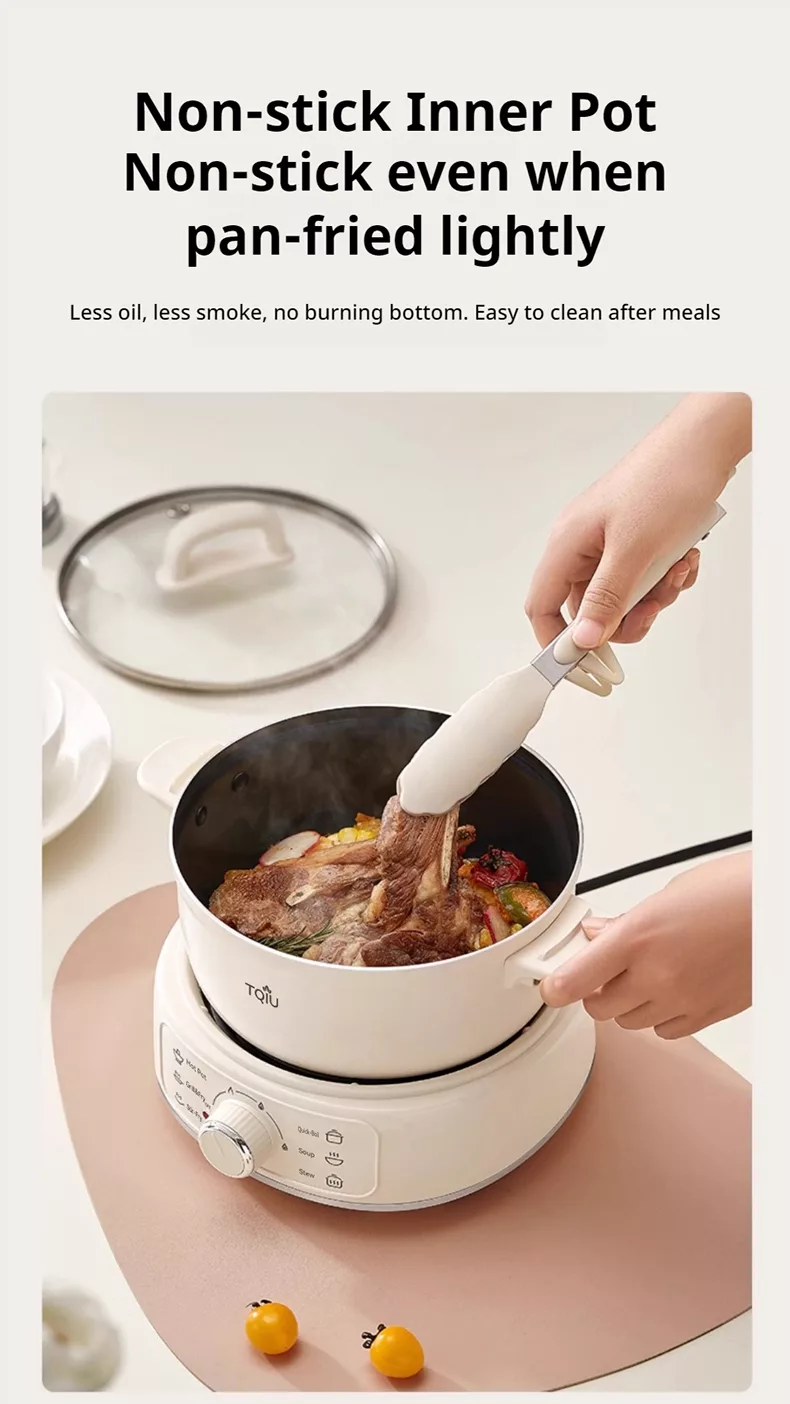 TQIU Multi Cooker 2.5L+2L Detachable S2 Full Heating - product image 13