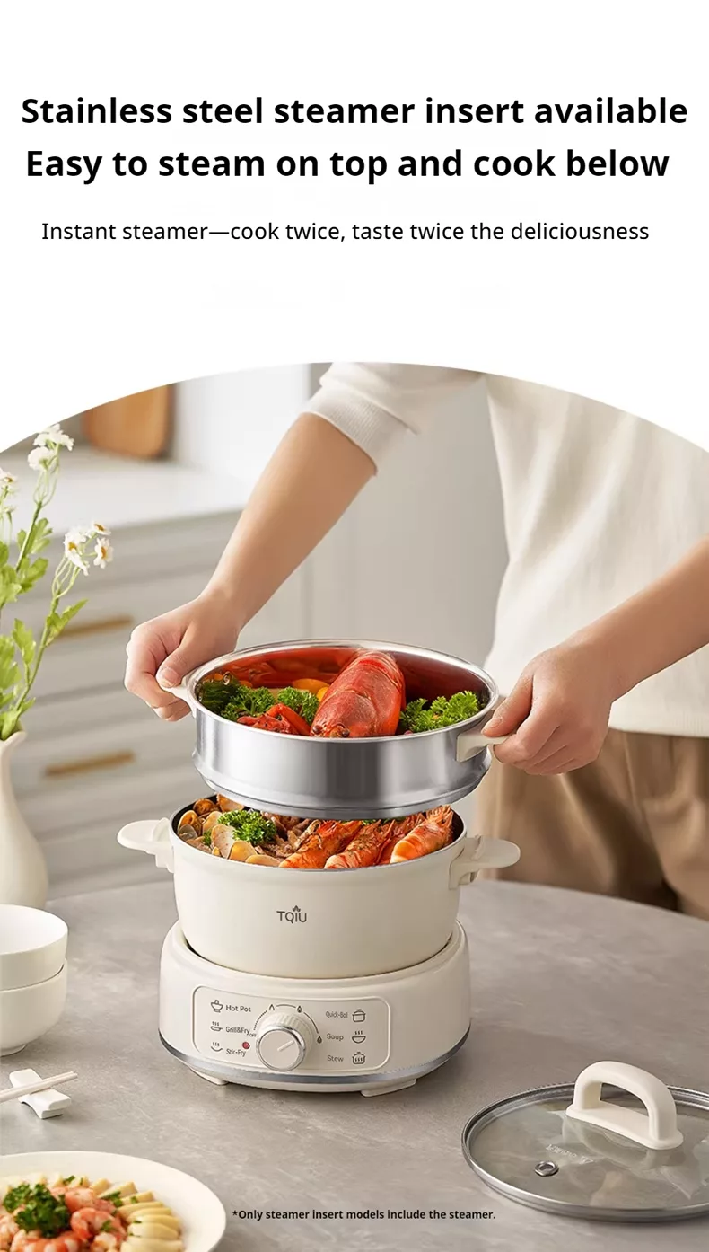 TQIU Multi Cooker 2.5L+2L Detachable S2 Full Heating - product image 12