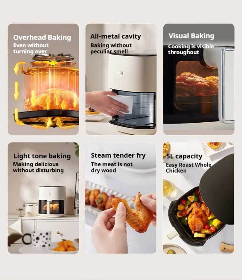 TQIU Air Fryer V3 Digital Control Panel 5L - product image 12