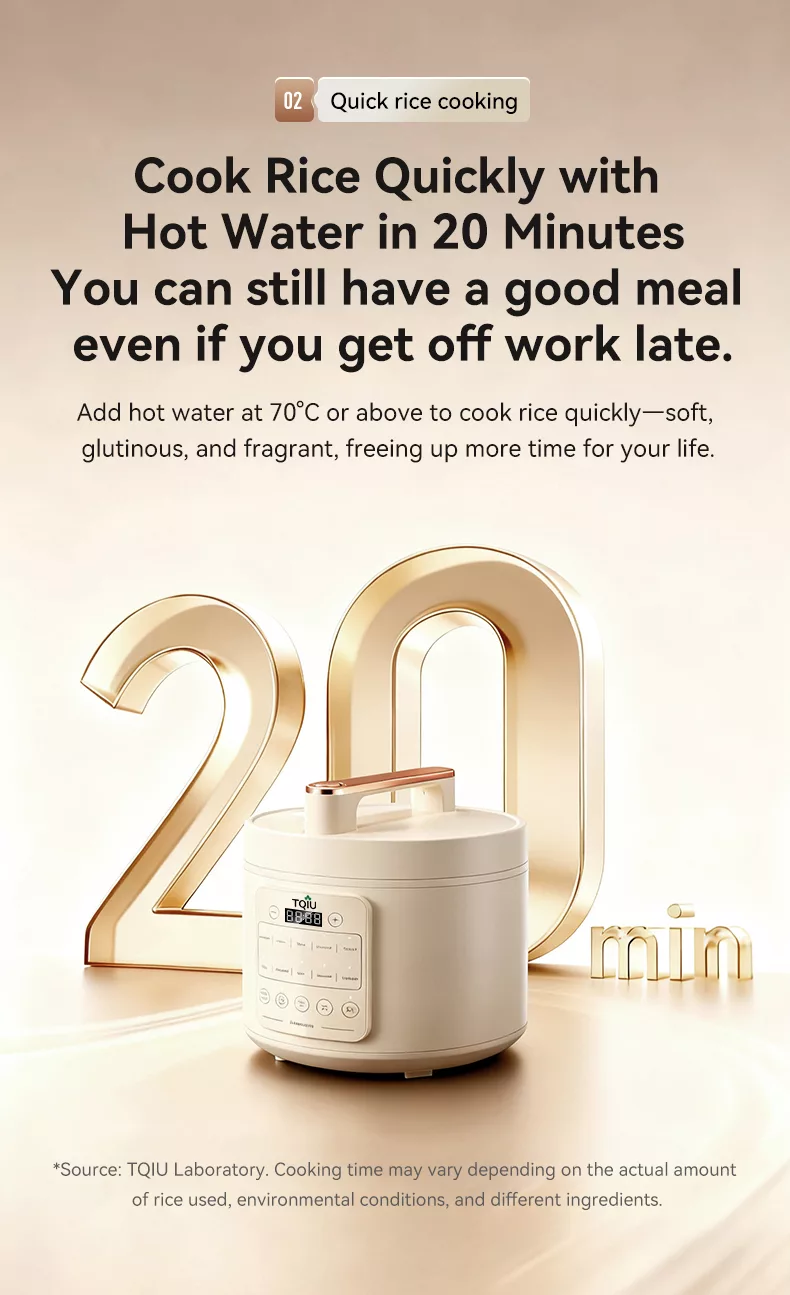 TQIU Multi Functional Fast Cooking Rice Cooker - product image 9