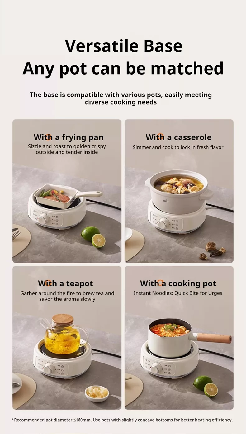 TQIU Multi Cooker 2.5L+2L Detachable S2 Full Heating - product image 14