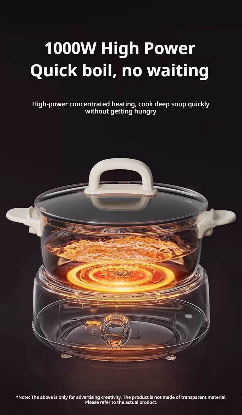 TQIU Multi Cooker 2.5L+2L Detachable S2 Full Heating - product image 10