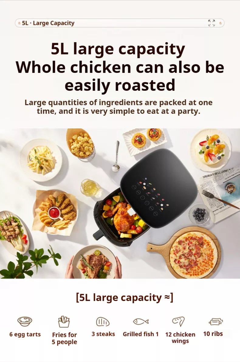 TQIU Air Fryer V3 Digital Control Panel 5L - product image 20