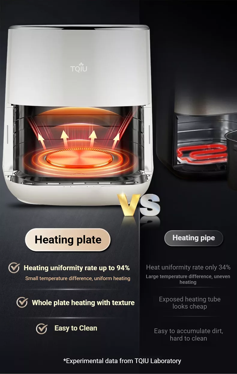 TQIU Air Fryer V4 Digital Control Panel 5L Double Heating - product image 12