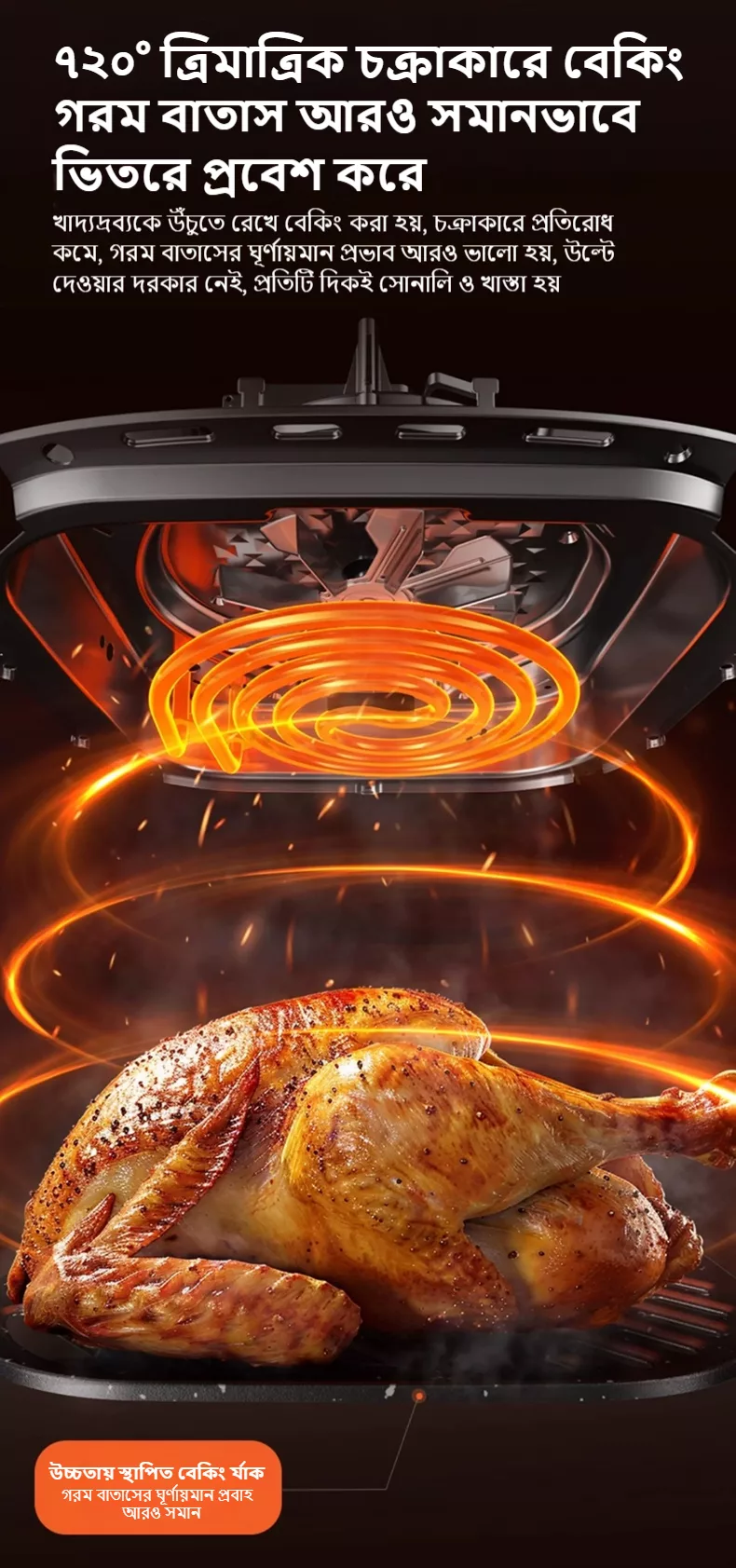 TQIU Air Fryer SX2 Digital Control Panel 6L Double Heating - product image 15