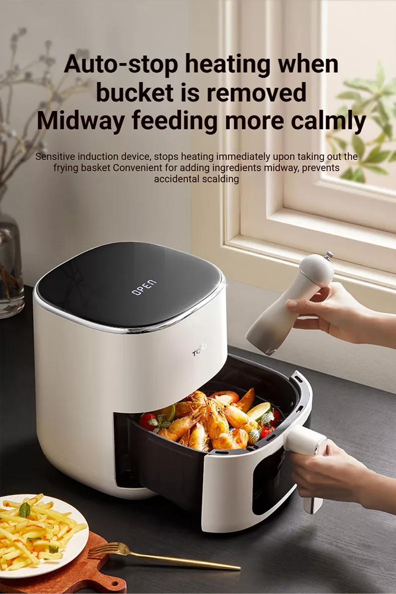 TQIU Air Fryer V4 Digital Control Panel 5L Double Heating - product image 22