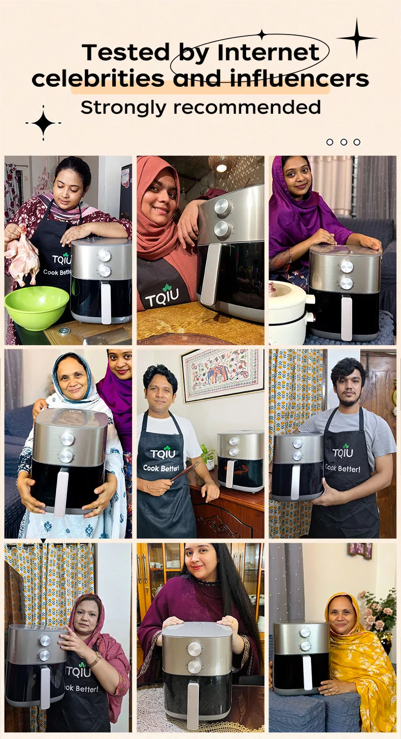 TQIU Air Fryer S1 6L Double Heating - product details 2