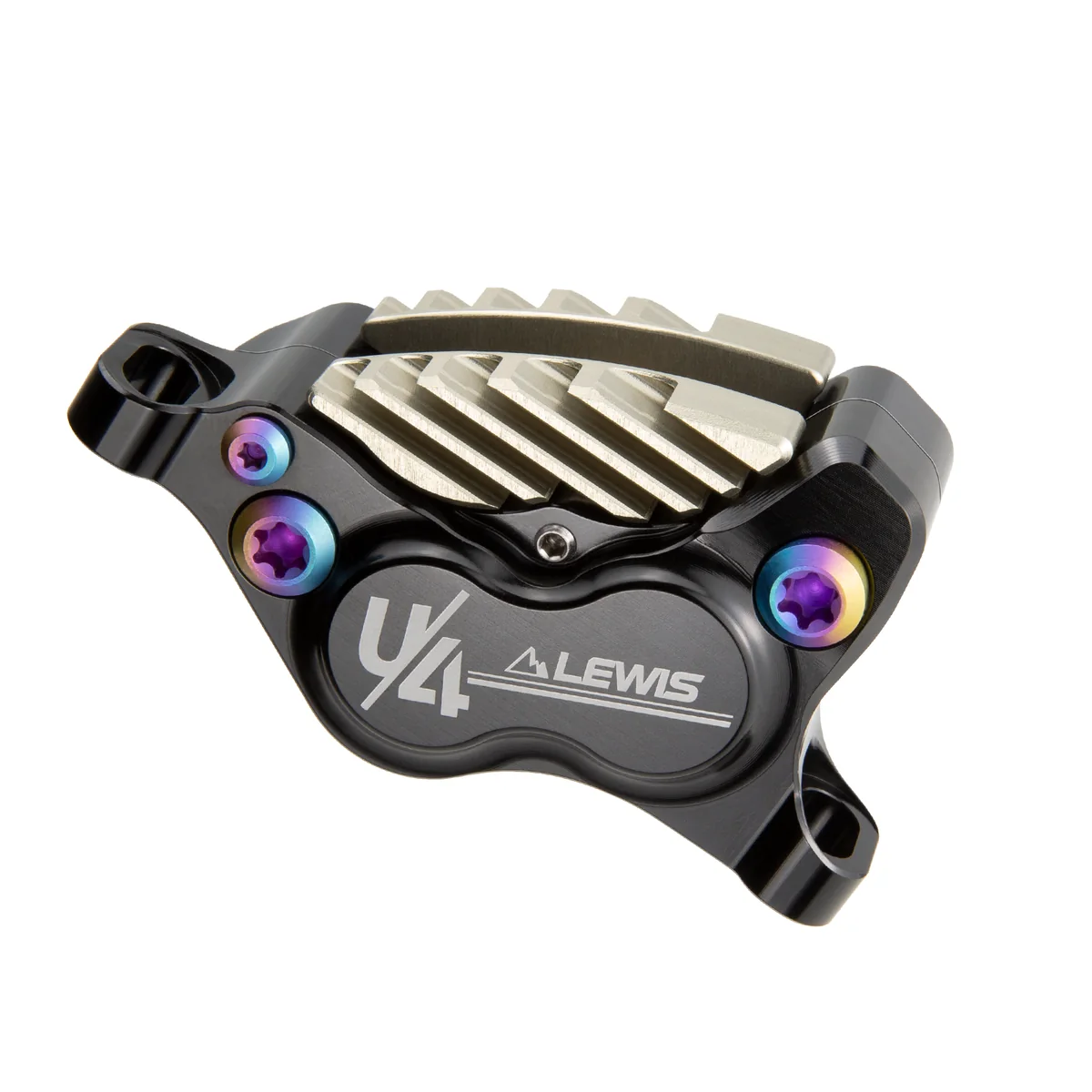 PureTrek LHP+ U4T 4 Pistons Disc Brake with Ti Mounting Bolts