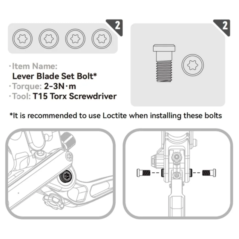 PureTrek Titanium Ti Bolt Upgrade Kit (LHP+-U4/LHP-S4/LH4)