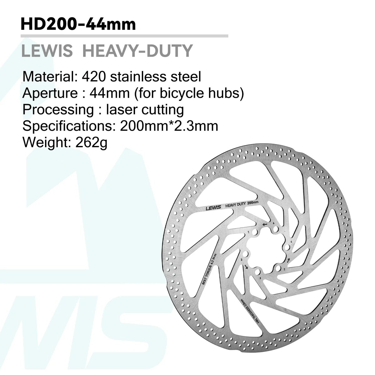 PureTrek HEAVY DUTY Disc Brake Rotor 2.3mm Thick For Mountain Bike