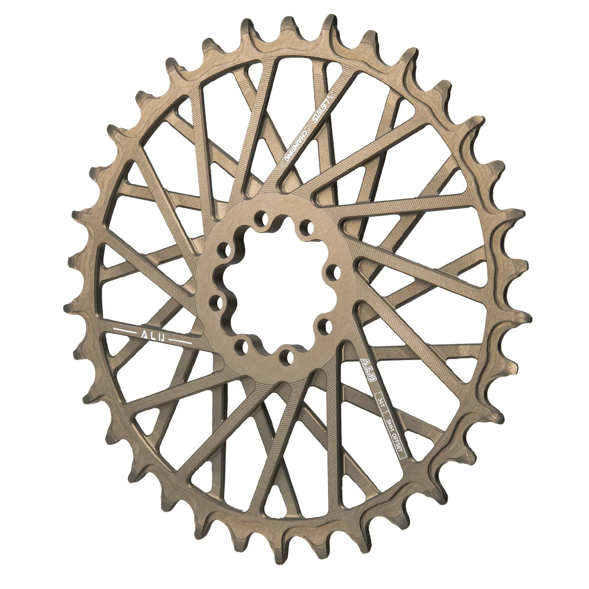 PureTrek ALU 8-Bolt MTB Aluminum Chainrings