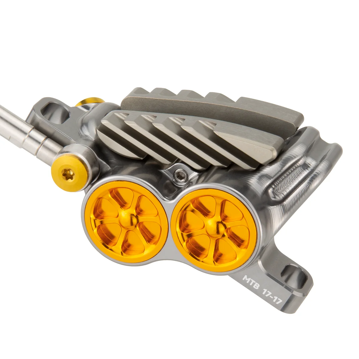 PureTrek LHT-II Pistons 4x17mm Titanium Monoblock Caliper