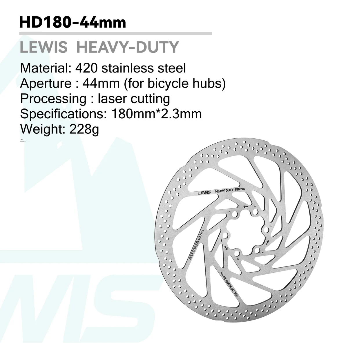 PureTrek HEAVY DUTY Disc Brake Rotor 2.3mm Thick For Mountain Bike