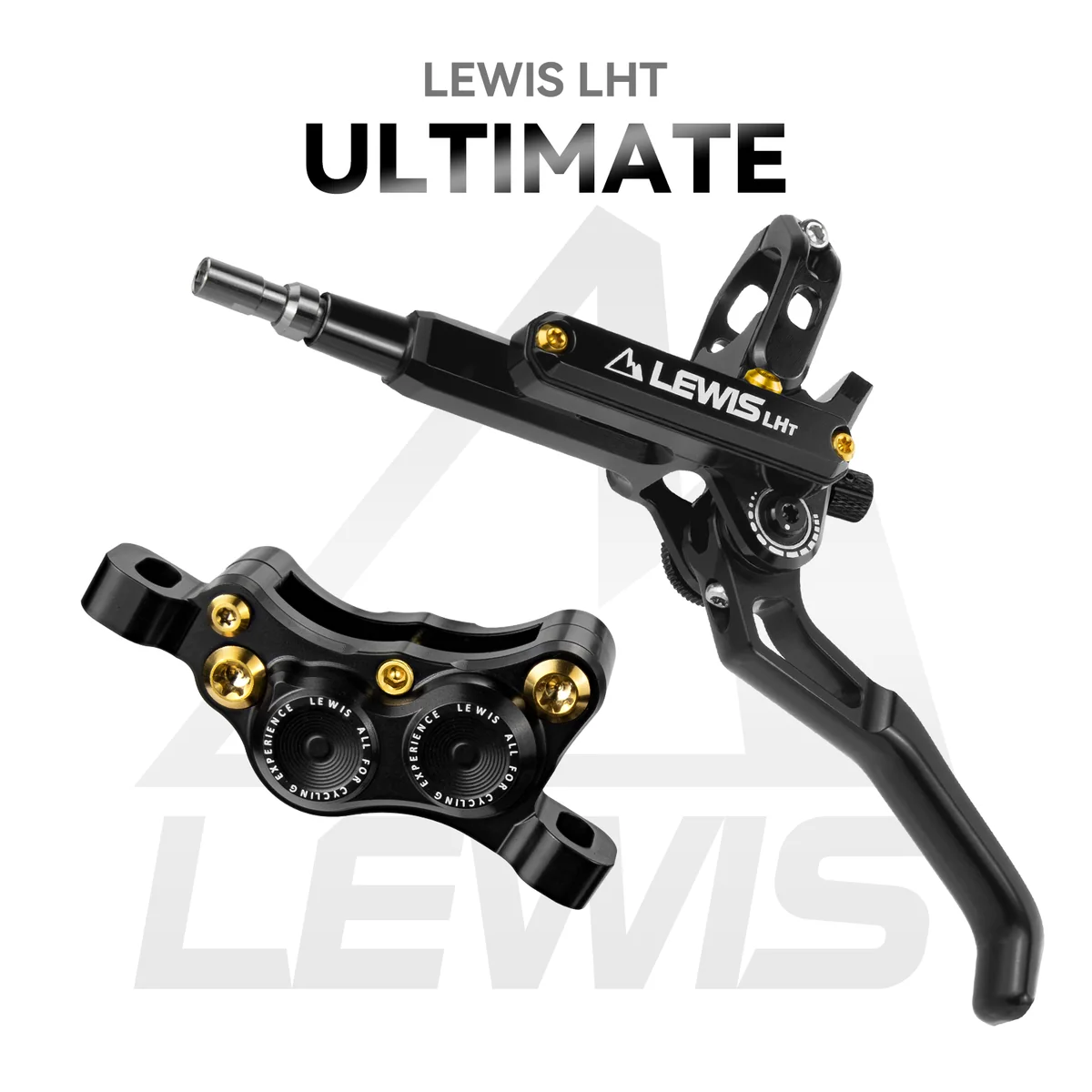 PureTrek LHT Axial Cylinder 4x17mm Titanium Pistons Hydraulic Disc Brake