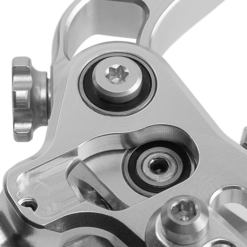 PureTrek LHP+ U4 Axial Cylinder 4 Pistons Hydraulic Disc Brake With Cooling Fins