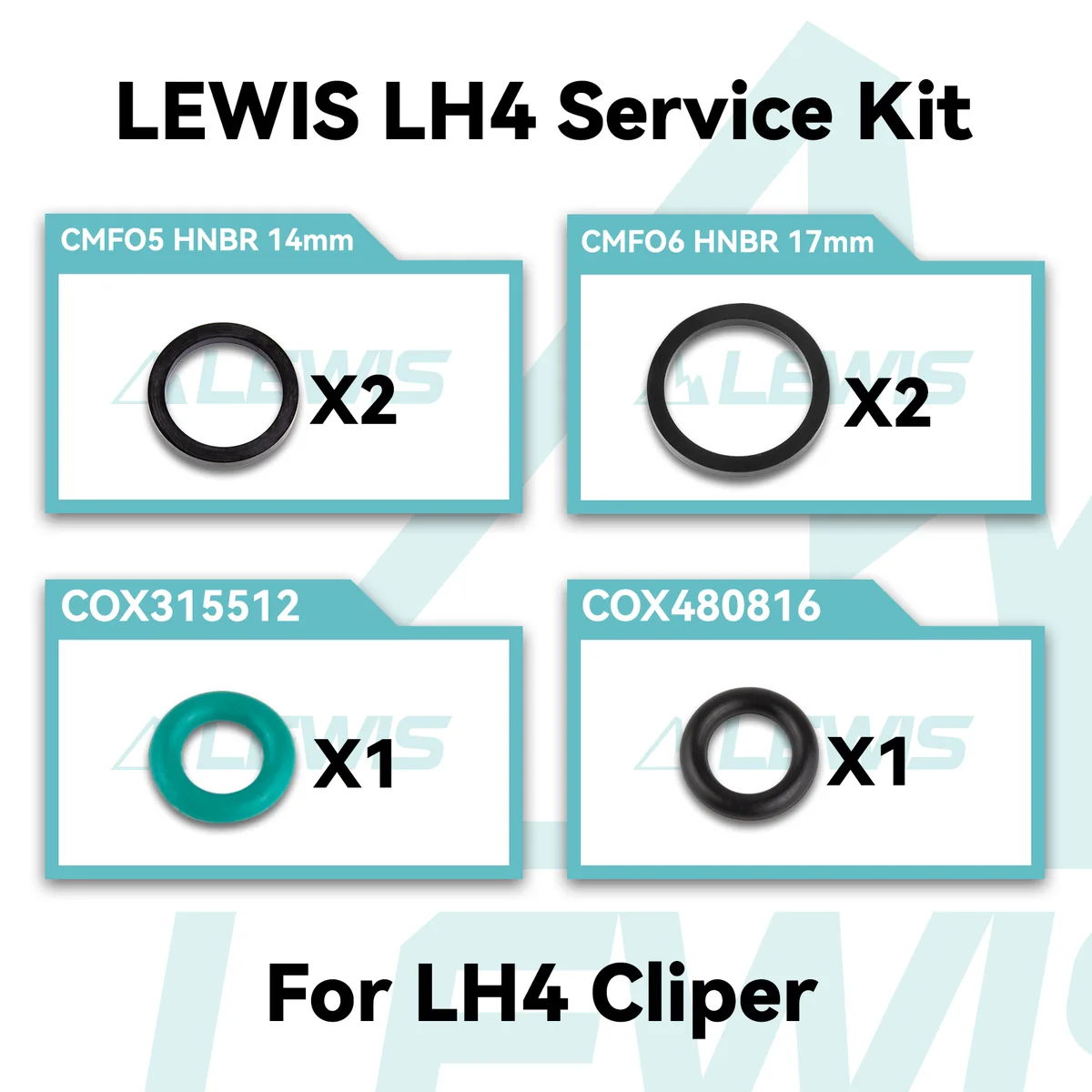 PureTrek LH4 Service Kit G2 for LH4 Lever and Caliper