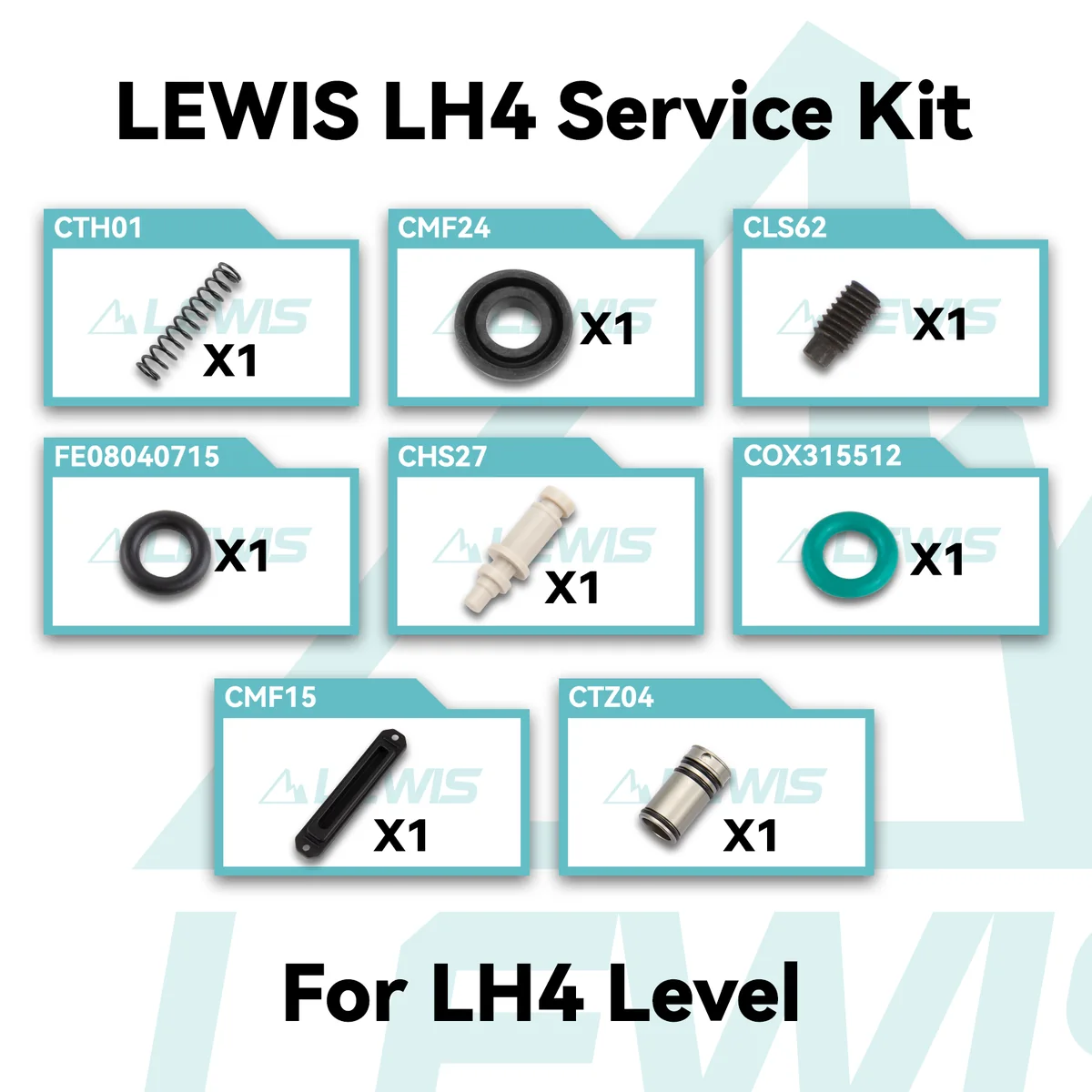 PureTrek LH4 Service Kit G2 for LH4 Lever and Caliper