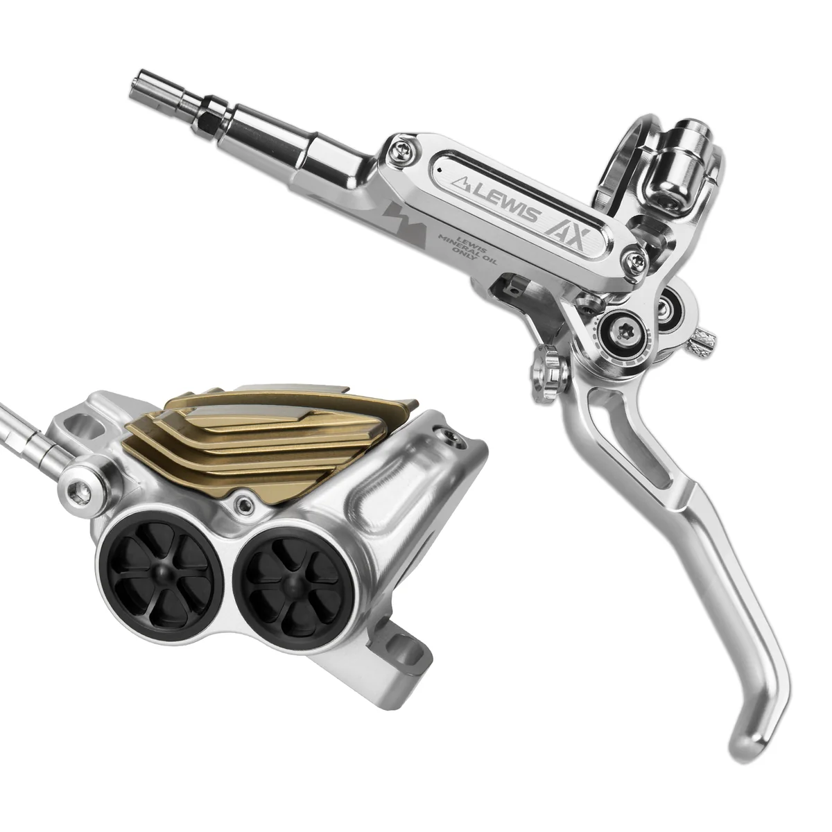 PureTrek AX 18+20mm 4 Pistons Brakes Triple Adjustments