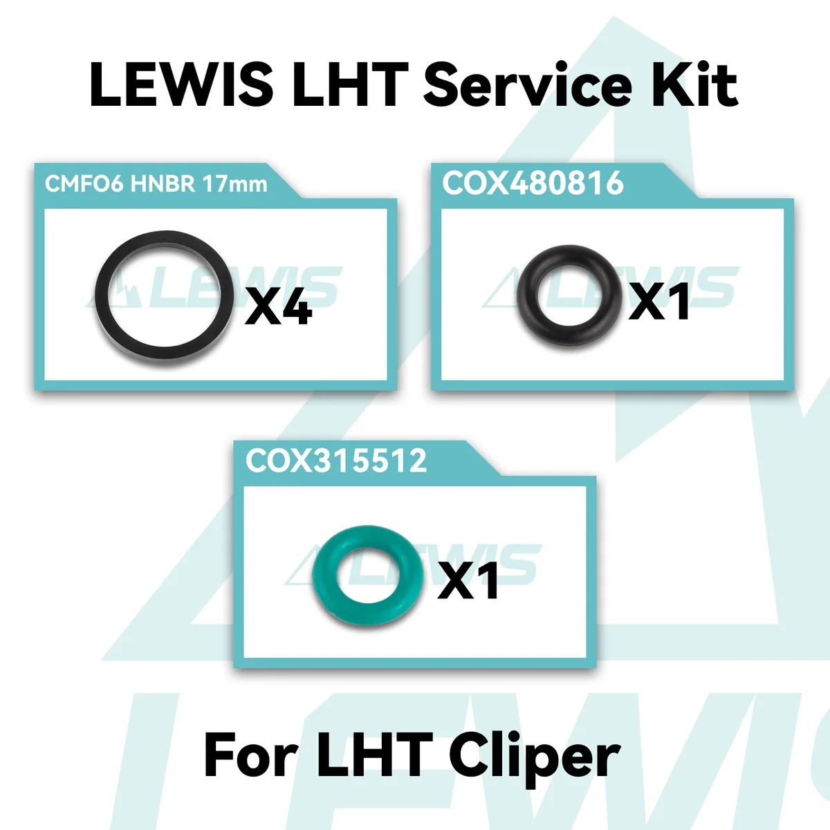 PureTrek LHT Service Kit G2 for LHT Lever and Caliper