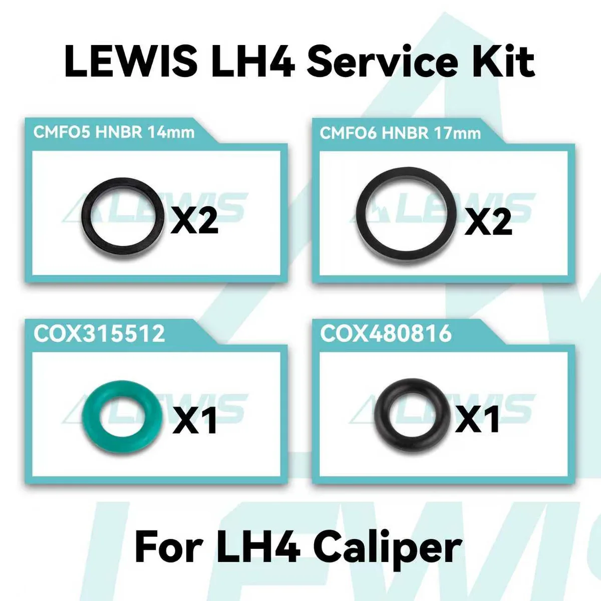 PureTrek LH4 Service Kit G1 For LH4 Lever And Caliper