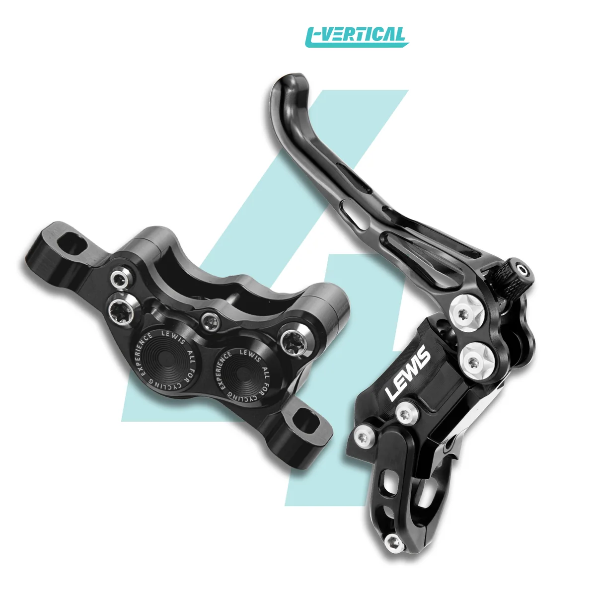 PureTrek LV4 Radial Cylinder 4 Pistons Hydraulic Disc Brake