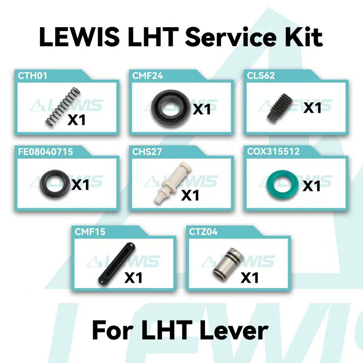 PureTrek LHT Service Kit G1 For LHT Lever And Caliper
