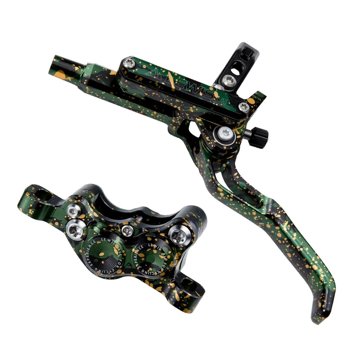 PureTrek LH4 Axial Cylinder 4 Pistons Hydraulic Disc Brake
