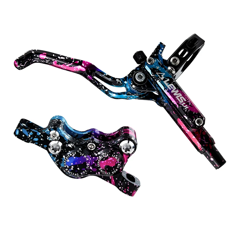 PureTrek LH4 Axial Cylinder 4 Pistons Hydraulic Disc Brake