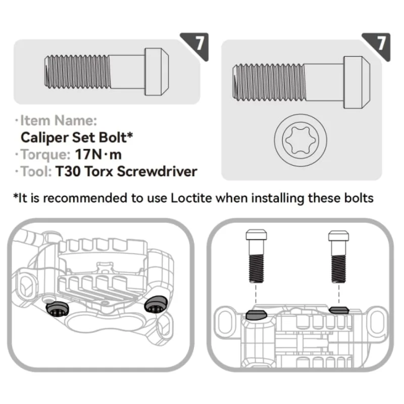 PureTrek Titanium Ti Bolt Upgrade Kit (LHP+-U4/LHP-S4/LH4)